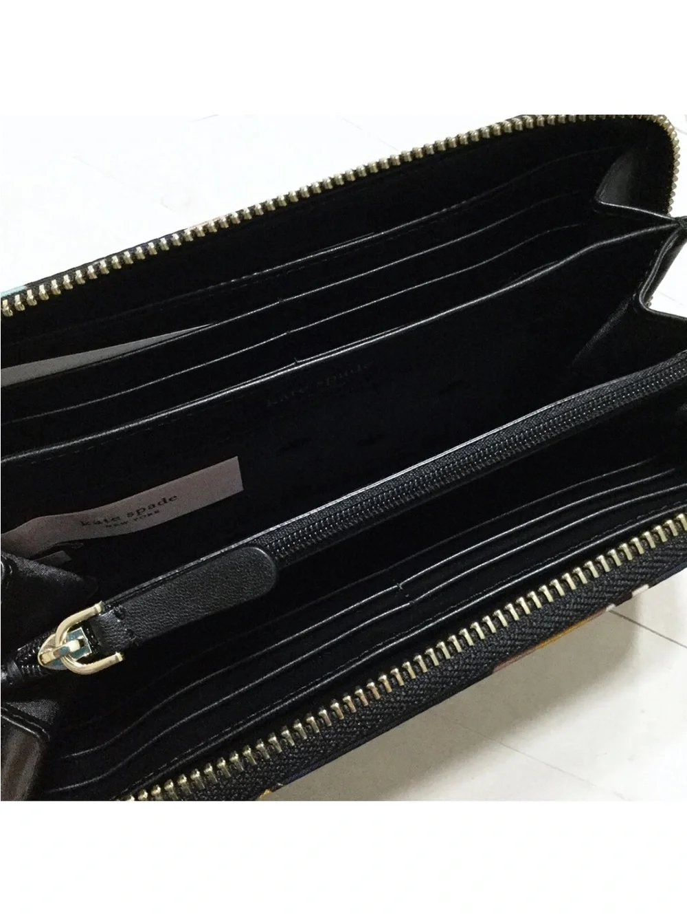 Kate Spade Large Continental Zip Wallet Paper Rose
